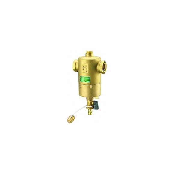 Грязеуловитель FAR 1-1/4", с магнитом, сливной кран, верхнее отверстие 1/2" FA 2205 114