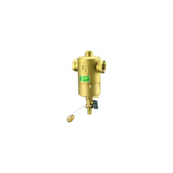 Грязеуловитель FAR 1-1/4", с магнитом, сливной кран, верхнее отверстие 1/2" FA 2205 114