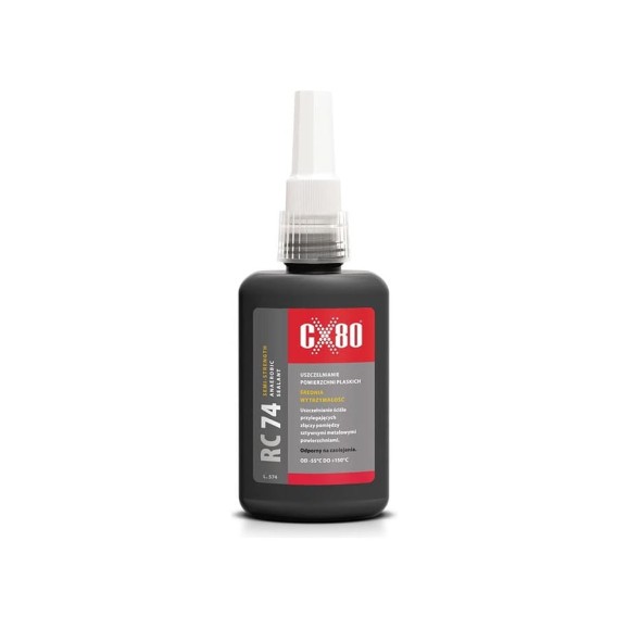 Герметик для жестких фланцев CX80 оранжевый RC74 50ML 123 Герметик для жестких фланцев CX80 оранжевый RC74 50ML 123