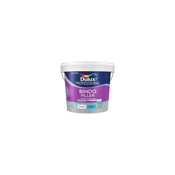Финишная колеруемая безусадочная шпаклевка под покраску и обои DULUX BINDO FILLER 1,5 кг 5319761