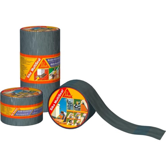 Гидроизоляционная лента Sika MultiSeal, 10м х 100мм, серая 502