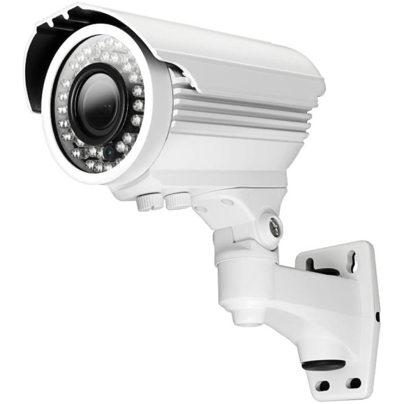 Камера GINZZU HAB-20V1P AHD 2.0Mp, 2.8-12mm, OSD, пуля, IR 40 м, IP66, металл 12268