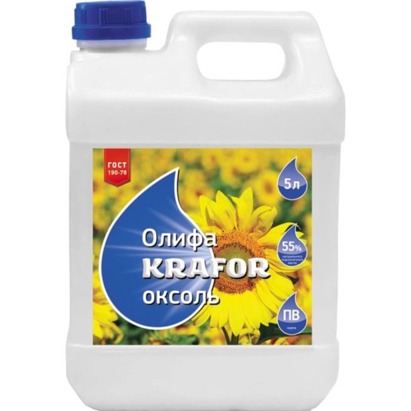 Олифа Krafor Оксоль 5 л 1 29971 Олифа Krafor Оксоль 5 л 1 29971