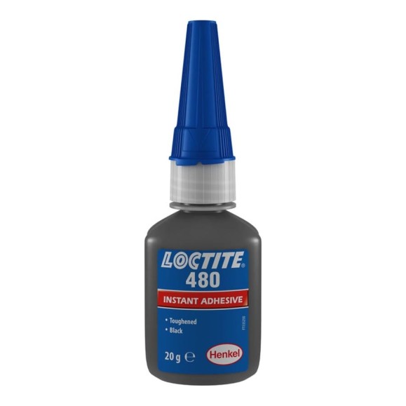 Моментальный упрочнённый клей Loctite 480 термо/вибростойкий, черный, 20г 1924302 Моментальный упрочнённый клей Loctite 480 термо/вибростойкий, черный, 20г 1924302