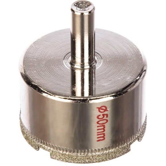 Коронка алмазная по стеклу и керамике (50 мм) ПРАКТИКА 777-345