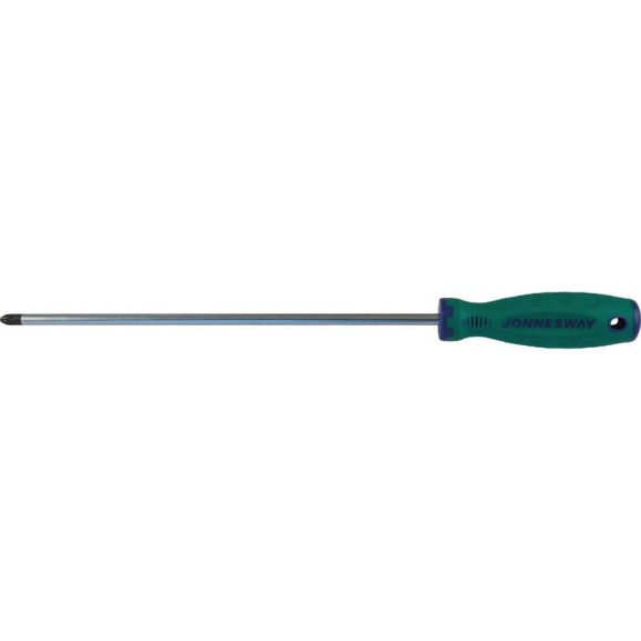 Стержневая крестовая отвертка Jonnesway Anti-Slip Grip D71P2150 PH 2x150 мм 46103 Стержневая крестовая отвертка Jonnesway Anti-Slip Grip D71P2150 PH 2x150 мм 46103