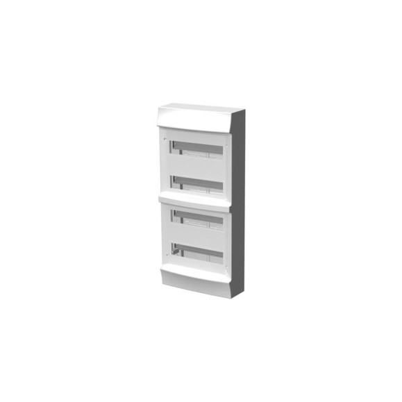 Настенный бокс ABB Mistral41 48М без двери без клемм белый 1SPE007717F0700