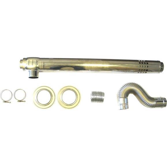 Дымоход STRIGHT для EMF, RMF (75/100 мм; 1000 мм) Rinnai RNN-498900075 Дымоход STRIGHT для EMF, RMF (75/100 мм; 1000 мм) Rinnai RNN-498900075