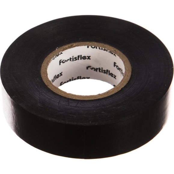 Изолента ПВХ FORTISFLEX 19 ммх0.15 ммх20 м черная 71236 Изолента ПВХ FORTISFLEX 19 ммх0.15 ммх20 м черная 71236