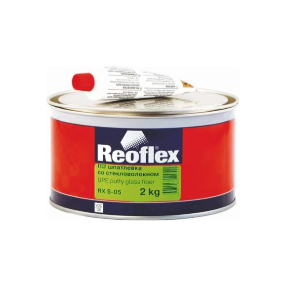 Шпатлевка со стекловолокном Reoflex Glass fiber 2 кг RX S-05/2000
