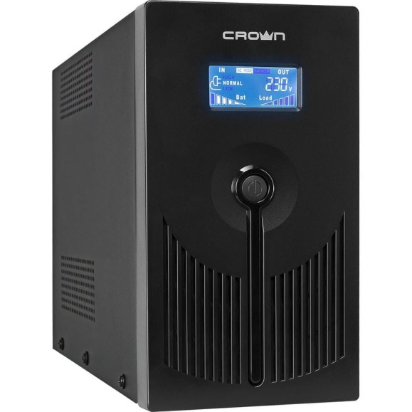 Источник бесперебойного питания CROWN CMU-SP1200EURO LCD USB CM000001872 Источник бесперебойного питания CROWN CMU-SP1200EURO LCD USB CM000001872