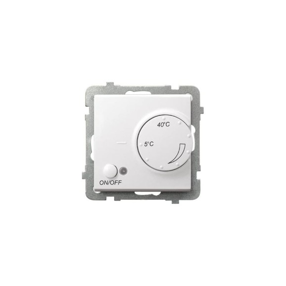 Регулятор белый с датчиком Sonata для теплого пола Ospel RTP-1R/m/00