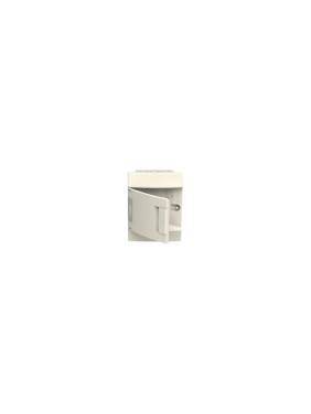 Бокс в нишу ABB Mistral41 4М непрозрачная дверь без клемм белый 1SLM004100A1100