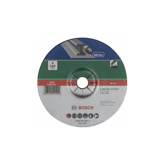 Круг обдирочный по металлу (180х6.0х22.2 мм) Bosch 2609256338