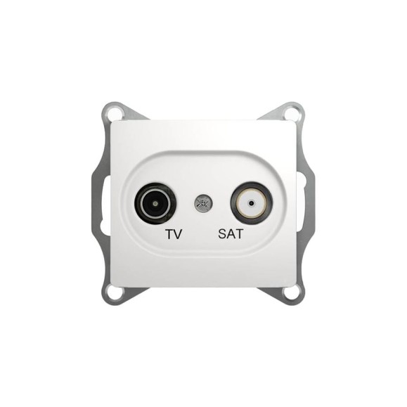 Механизм розетки Systeme Electric TV-SAT, 1-м, GLOSSA, 1DB, белый, SchE, GSL000197 Механизм розетки Systeme Electric TV-SAT, 1-м, GLOSSA, 1DB, белый, SchE, GSL000197