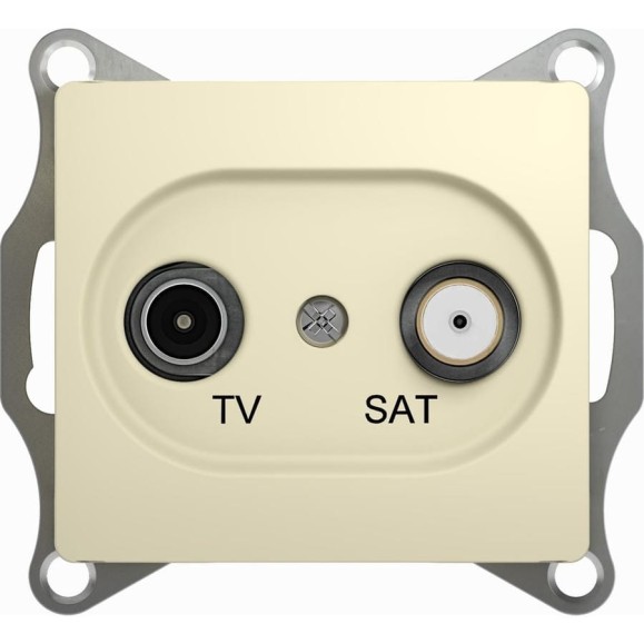 Механизм TV-SAT розетки Systeme Electric 1-м GLOSSA проходн. 4DB беж. SchE GSL000298 Механизм TV-SAT розетки Systeme Electric 1-м GLOSSA проходн. 4DB беж. SchE GSL000298