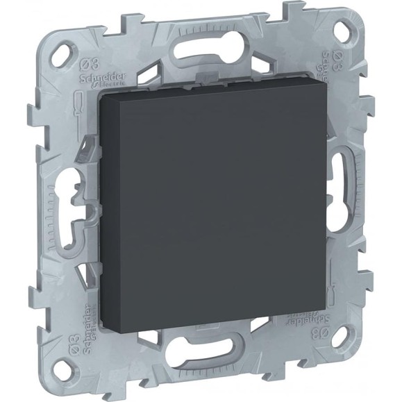 Заглушка Systeme Electric UNICA 45х45 антрацит NU586654 1240071