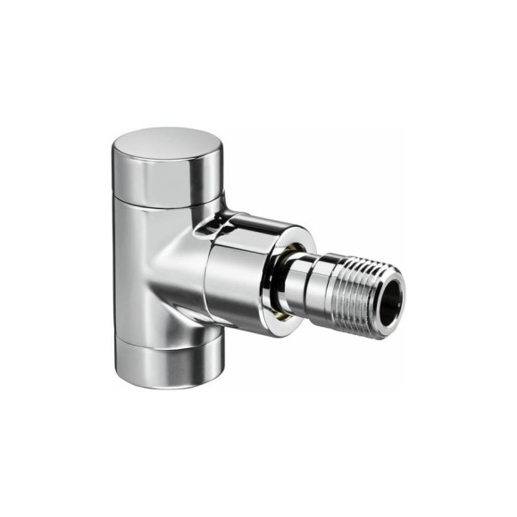 Вентиль Oventrop Combi E, запорный, на обратную линию, угловой, DN-15, 1/2", 1/2", ВН, PN 1166052