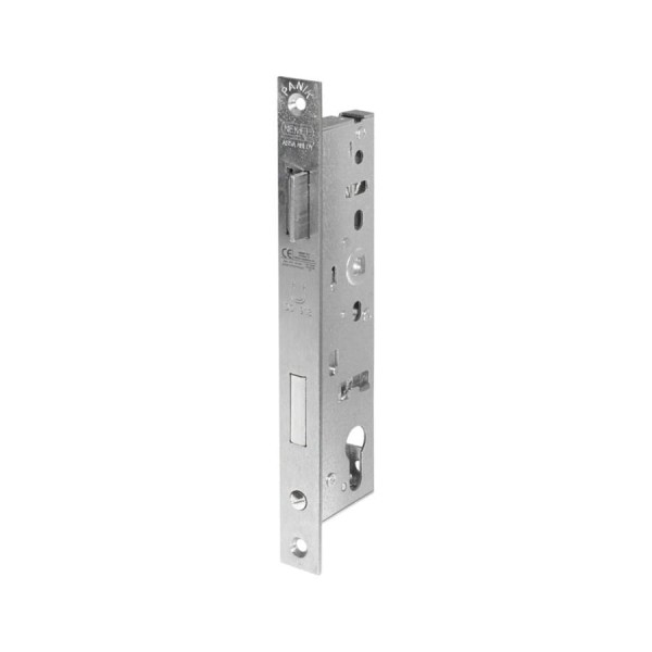 Корпус замка NEMEF 9632/07/30mm PZ нержавеющая сталь, front 24x245, DIN 69114