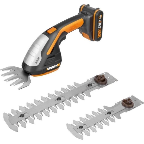 Ножницы для стрижки травы и кустарников WORX 1х2.0 Ач и ЗУ WG801E Ножницы для стрижки травы и кустарников WORX 1х2.0 Ач и ЗУ WG801E