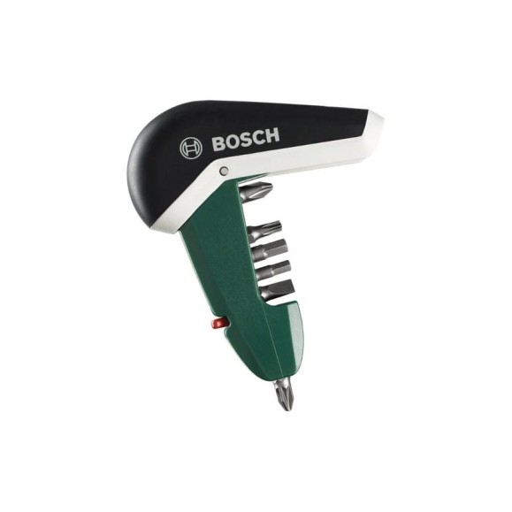 Карманная отвертка с храповиком Bosch 6 бит. 2607017180
