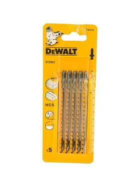 Пилка HCS по дереву 116х87х3.0 мм, T301CD, 5 шт. DEWALT DT2052