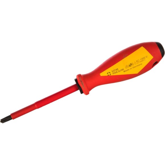Крестовая отвертка WITTE MAXX VDE PH2/MODUL 6х100 мм new 537422016 Крестовая отвертка WITTE MAXX VDE PH2/MODUL 6х100 мм new 537422016