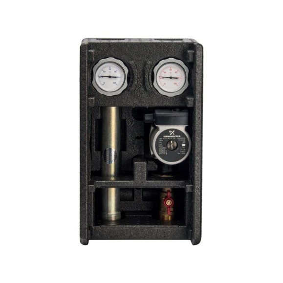 Насосный модуль без смесителя  Meibes 1, с насосом Grundfos UPS 25 60, UK поколение 8 M66811.40RU