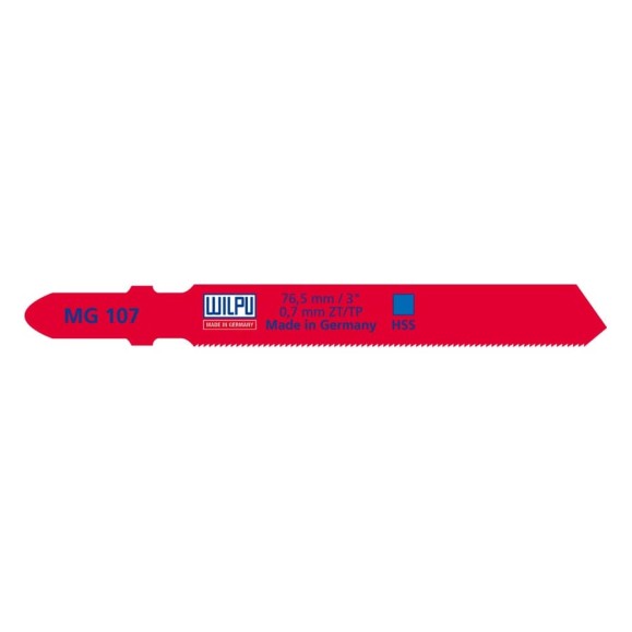 Пилка по металлу MG 107 5 шт. WILPU 252000005