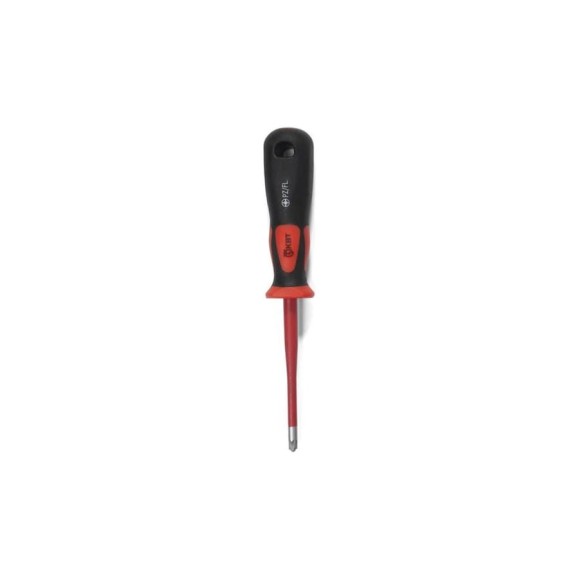 Диэлектрическая отвертка PH1/FL1*80 КВТ Слим 78591