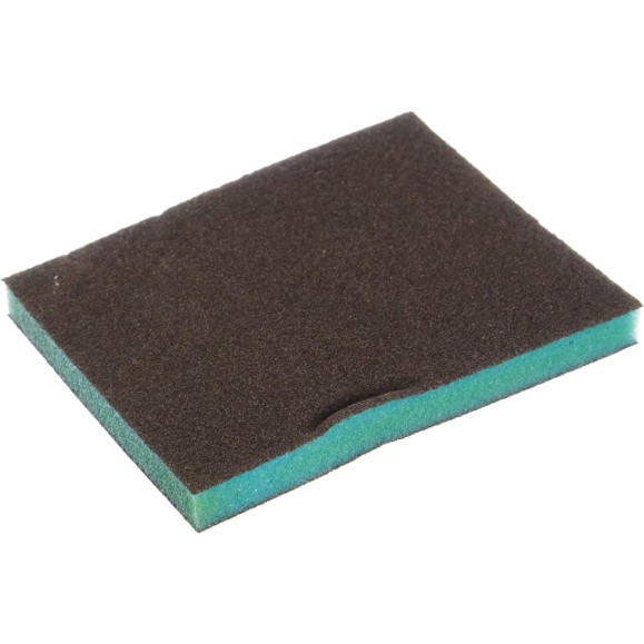 Губка шлифовальная двухсторонняя SM (120х98х13 мм; Р100) Sand Master 7930091770021
