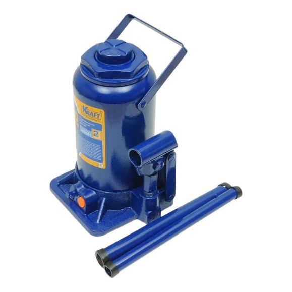 Бутылочный домкрат KRAFT 20 т, min 242mm-max 460mm KT 800021 Бутылочный домкрат KRAFT 20 т, min 242mm-max 460mm KT 800021
