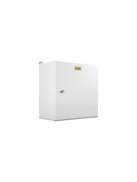 Электротехнический настенный шкаф ELBOX сплошная металлическая дверь, серый EMW-300.400.210-1-IP66