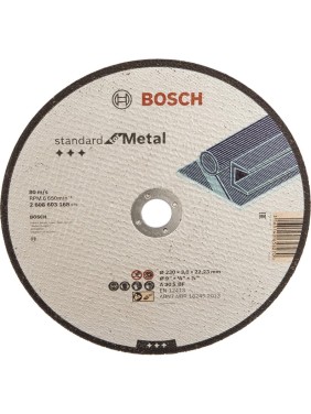 Круг отрезной по металлу Standard (230x3х22.2 мм) Bosch 2608603168