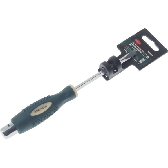 Шлицевая силовая отвертка Rockforce SL5.5х100м RF-70255100(26544) Шлицевая силовая отвертка Rockforce SL5.5х100м RF-70255100(26544)