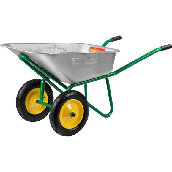 Строительная двухколесная тачка, 110 л, грузоподъемность 220 кг GRINDA 422394_z01