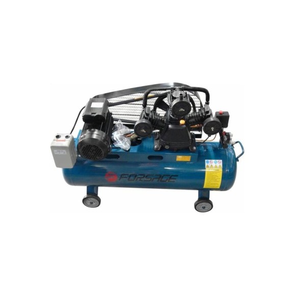 Компрессор Forsage, 100л 3-х поршневой с ременным приводом F-TB290-150(220V)(7147) F-TB290-150/220V/(7147)