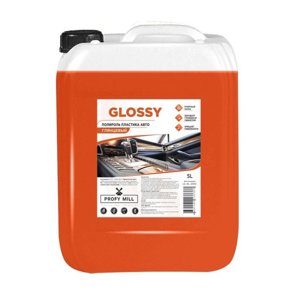Полироль пластика Glossy Profy Mill 5 л A1605-5 Полироль пластика Glossy Profy Mill 5 л A1605-5