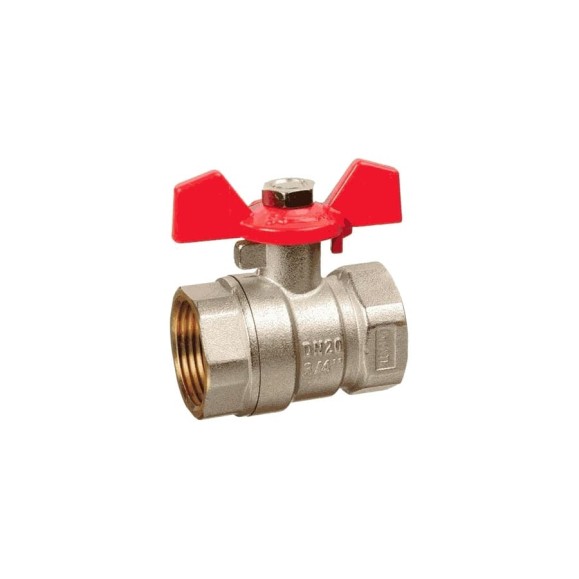 Шаровой кран Terma RED 3/4 в/в бабочка 26123 Шаровой кран Terma RED 3/4 в/в бабочка 26123