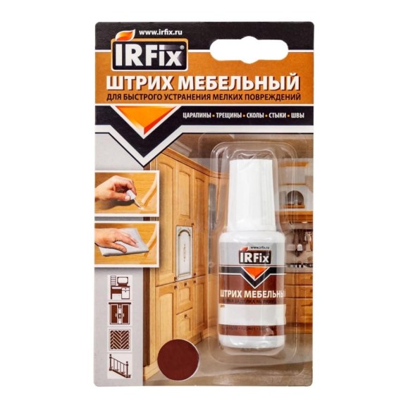 Мебельный штрих IRFIX 20 мл, темная вишня 20274 Мебельный штрих IRFIX 20 мл, темная вишня 20274
