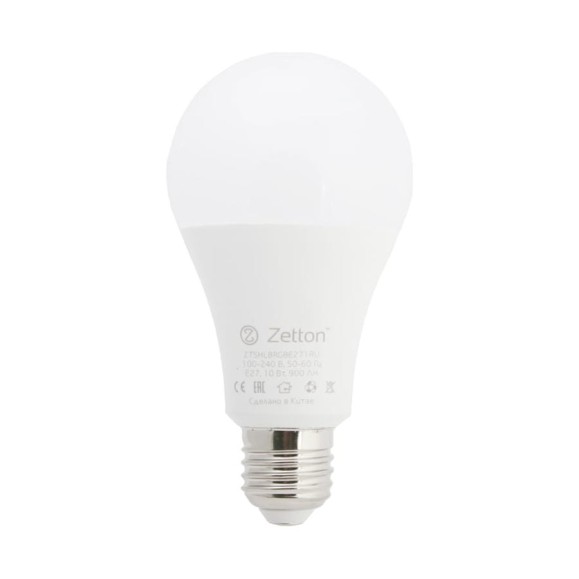 Умная лампа Zetton LED RGBW Wi-Fi Bulb E27 10Вт ZTSHLBRGBE271RU