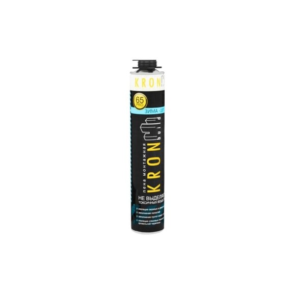 Профессиональная монтажная пена Kronbuild Winter Pro 65 FWP65 Профессиональная монтажная пена Kronbuild Winter Pro 65 FWP65