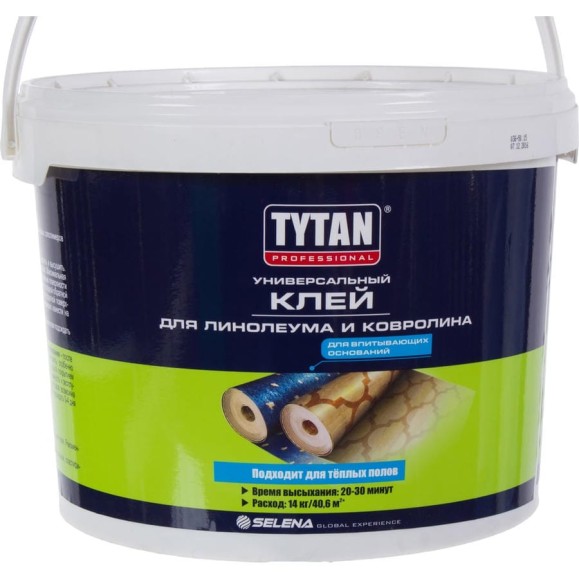 Клей TYTAN PROFESSIONAL для линолеума и ковролина 14 кг 10849