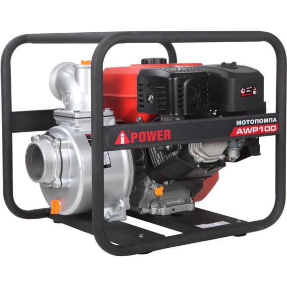 Бензиновая мотопомпа для чистой воды A-iPower AWP100 30141