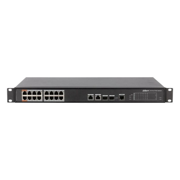 Ethernet PoE Коммутатор TRASSIR TR-NS2218-240-16PoE