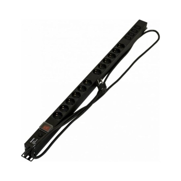Блок розеток Hyperline SHE-12SH-2IEC-2.5EU 12 розеток 396983