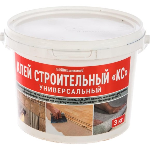 Строительный клей, 3 кг Bitumast 4607952900493