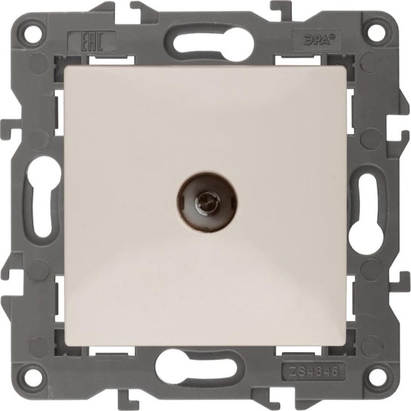 Розетка TV ЭРА 14-3101-02 одиночная, IP20, Elegance, слоновая кость Б0034291