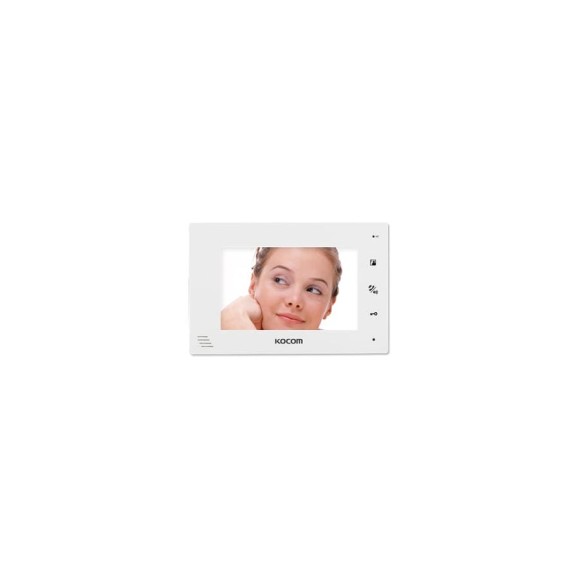 Цветной монитор видеодомофона без трубки hands-free KOCOM KCV-A374SD белый 00-00012353 Цветной монитор видеодомофона без трубки hands-free KOCOM KCV-A374SD белый 00-00012353