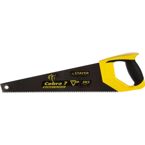 Универсальная ножовка Stayer COBRA-7 GX700 400 мм, 7 TPI 15135-40 Универсальная ножовка Stayer COBRA-7 GX700 400 мм, 7 TPI 15135-40